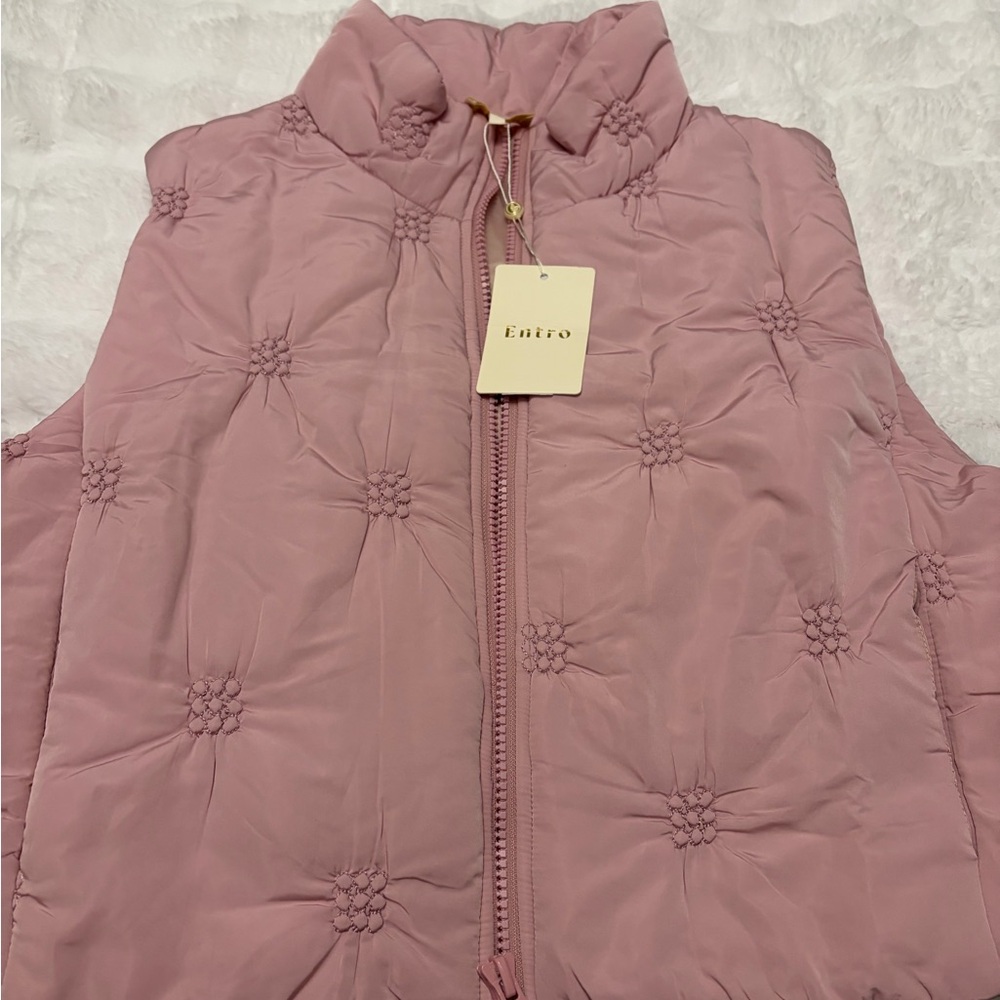 Entro Pink Quilted Vest